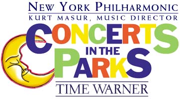 NEW YORK PHILHARMONIC
TIME WARNER CONCERTS IN THE PARKS 2000